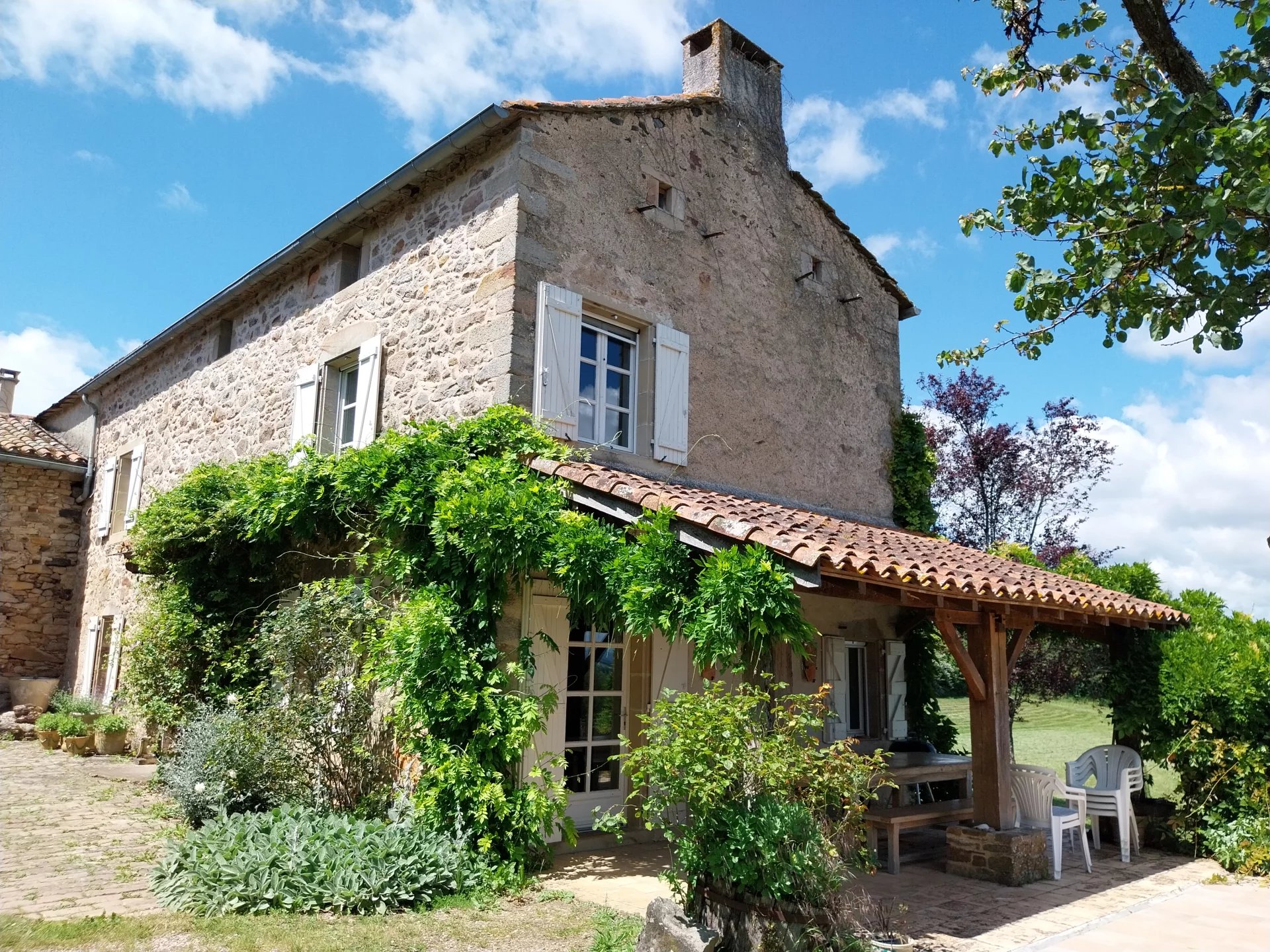 Maison à la campagne, vues magnifiques