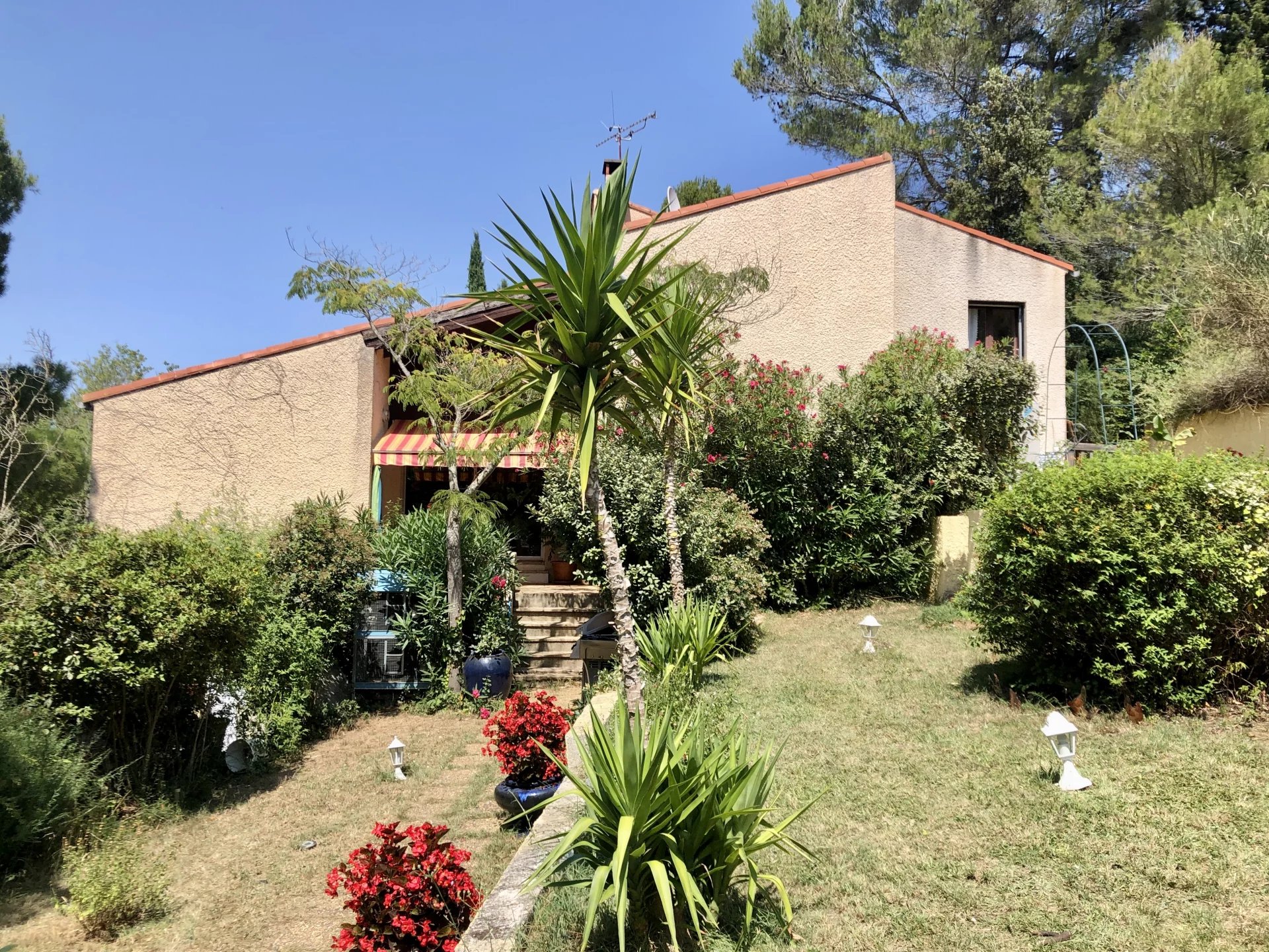 Detached villa with large garden and woodland