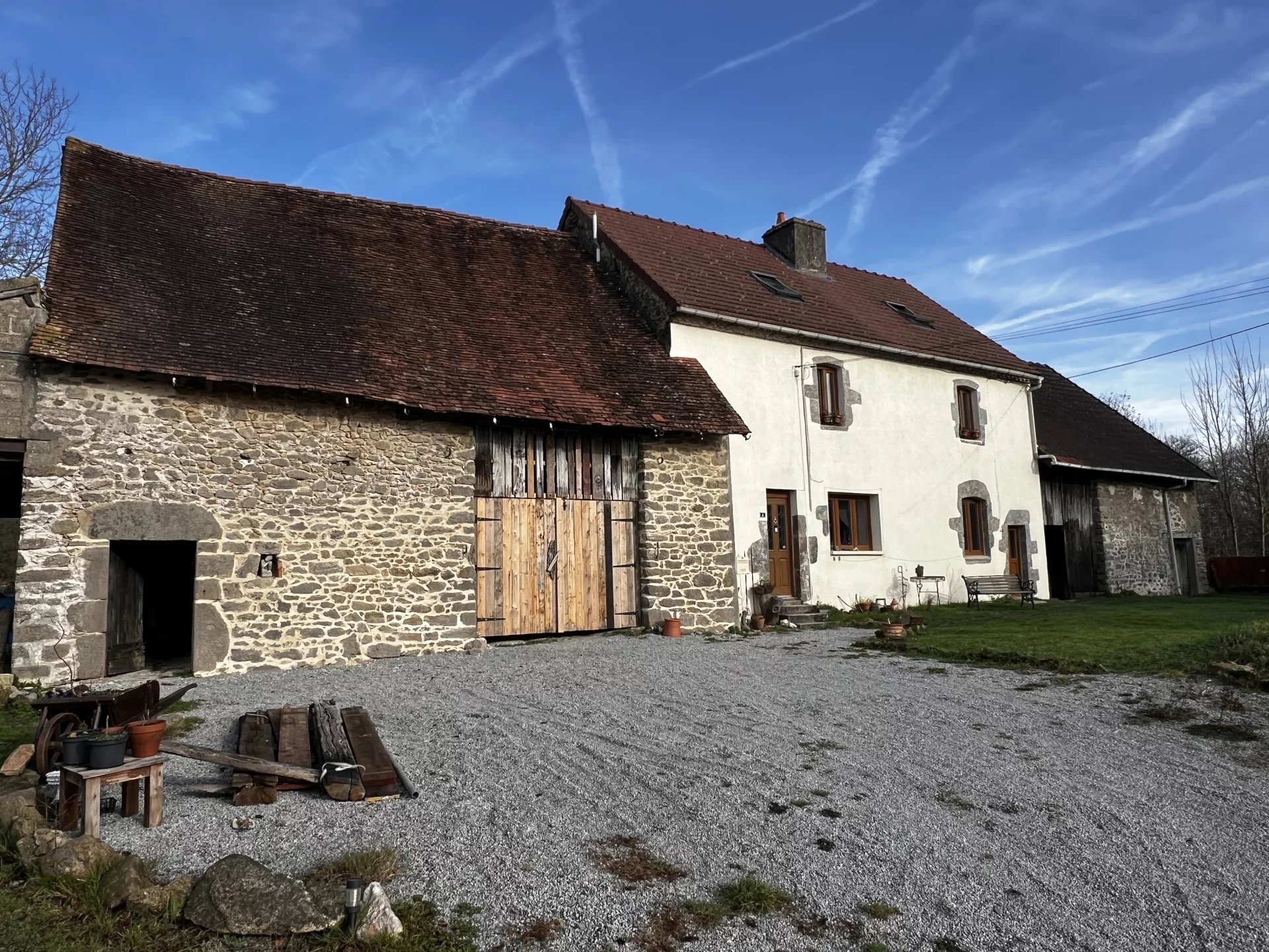 What a location, 360 degrees of countryside, detached home with barns