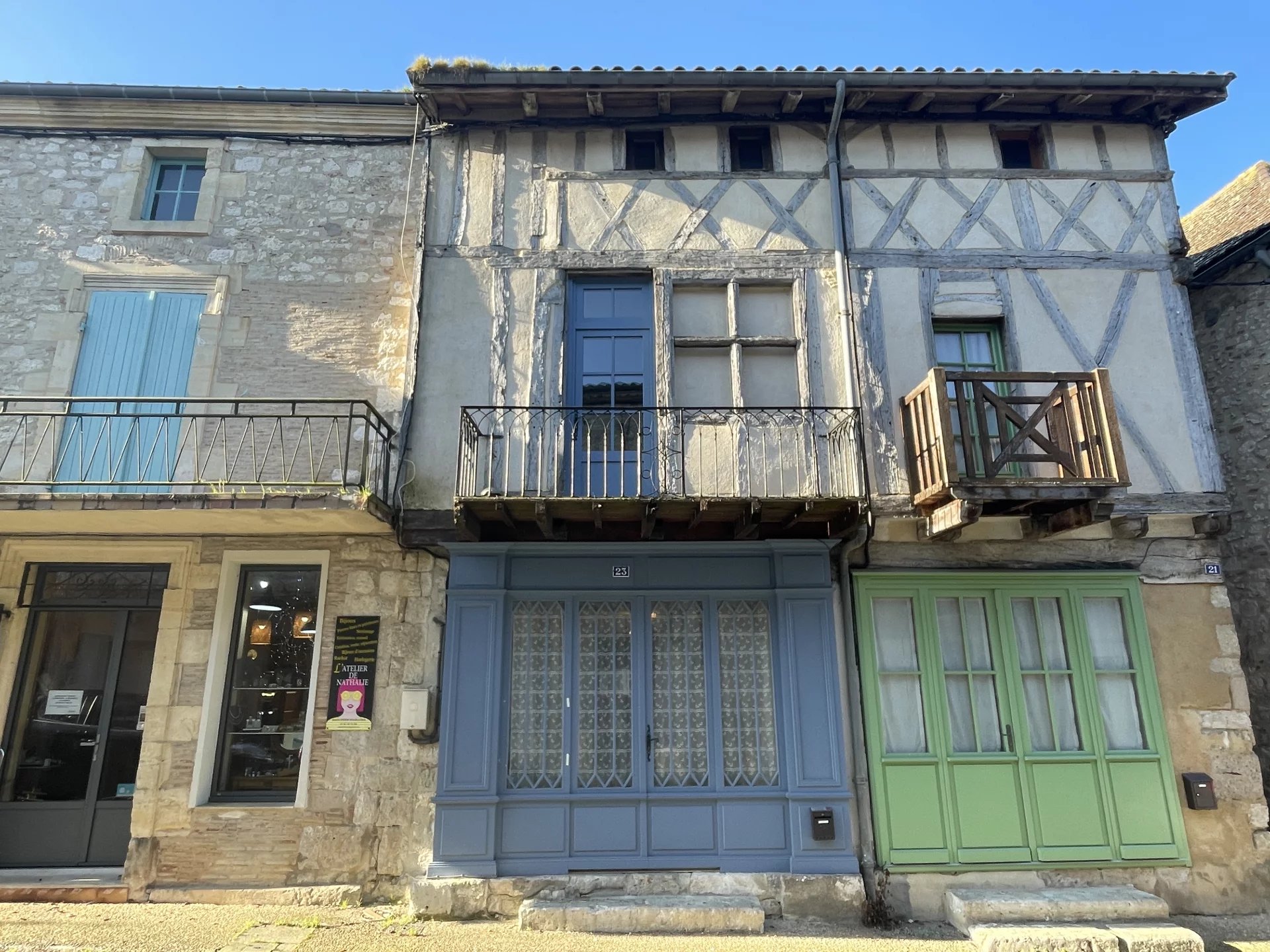 Village House - Villereal with a Courtyard Garden