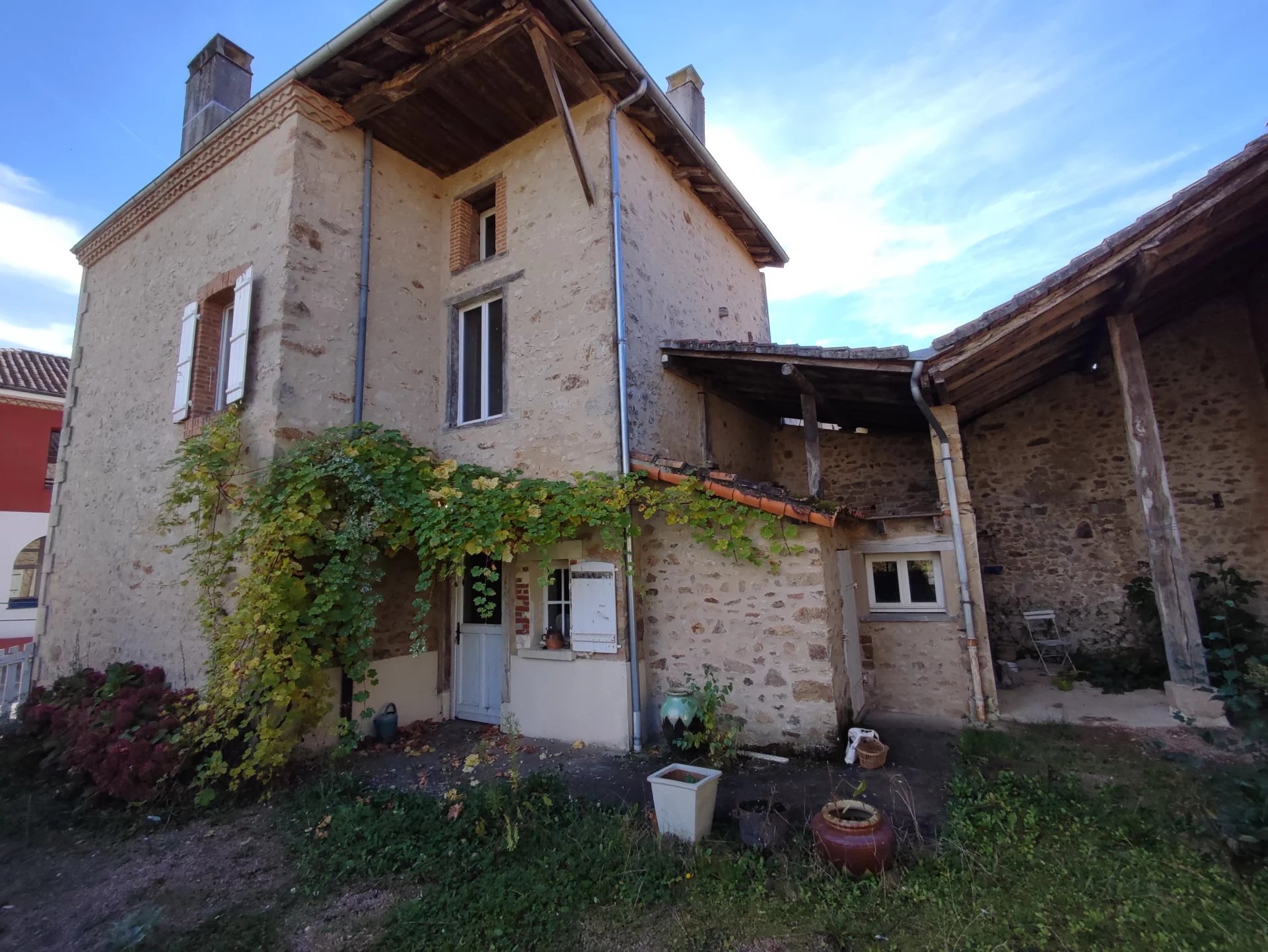 Stone village house of 1880 with possibilities