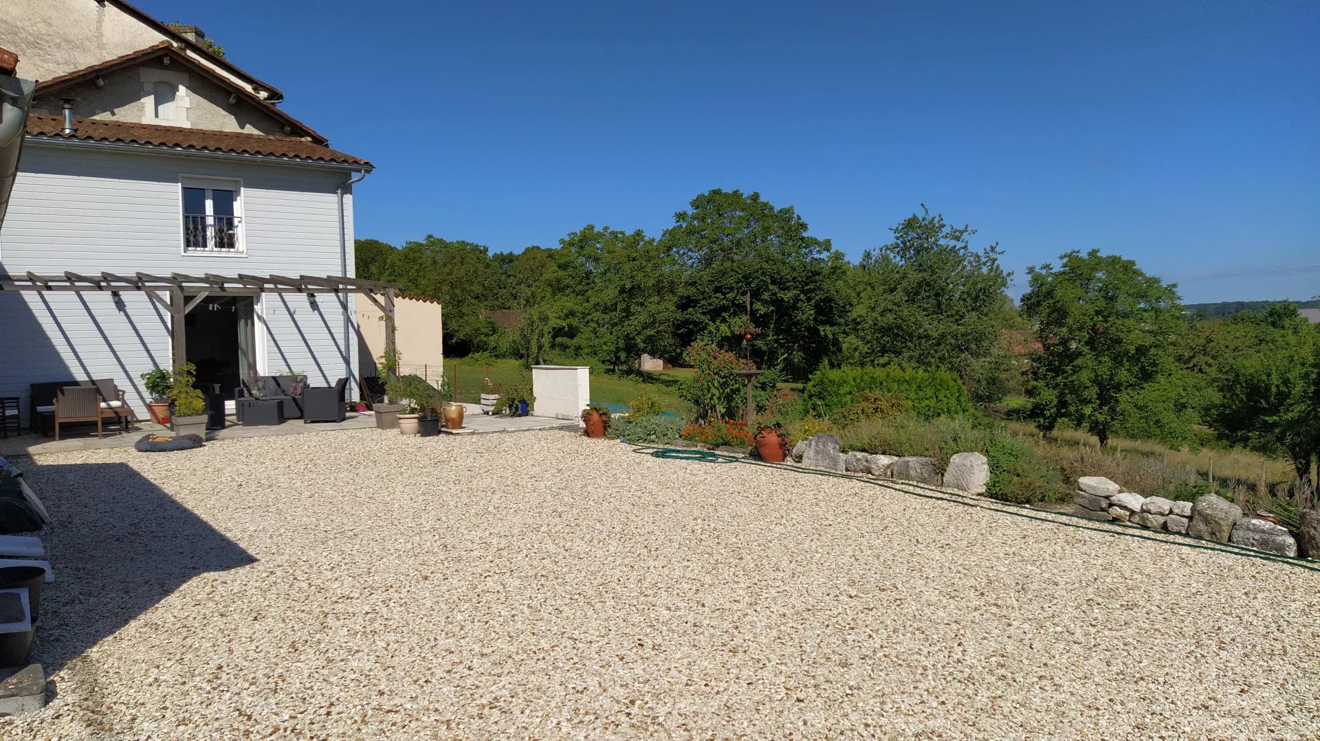 Renovated village house with pretty garden and far reaching views