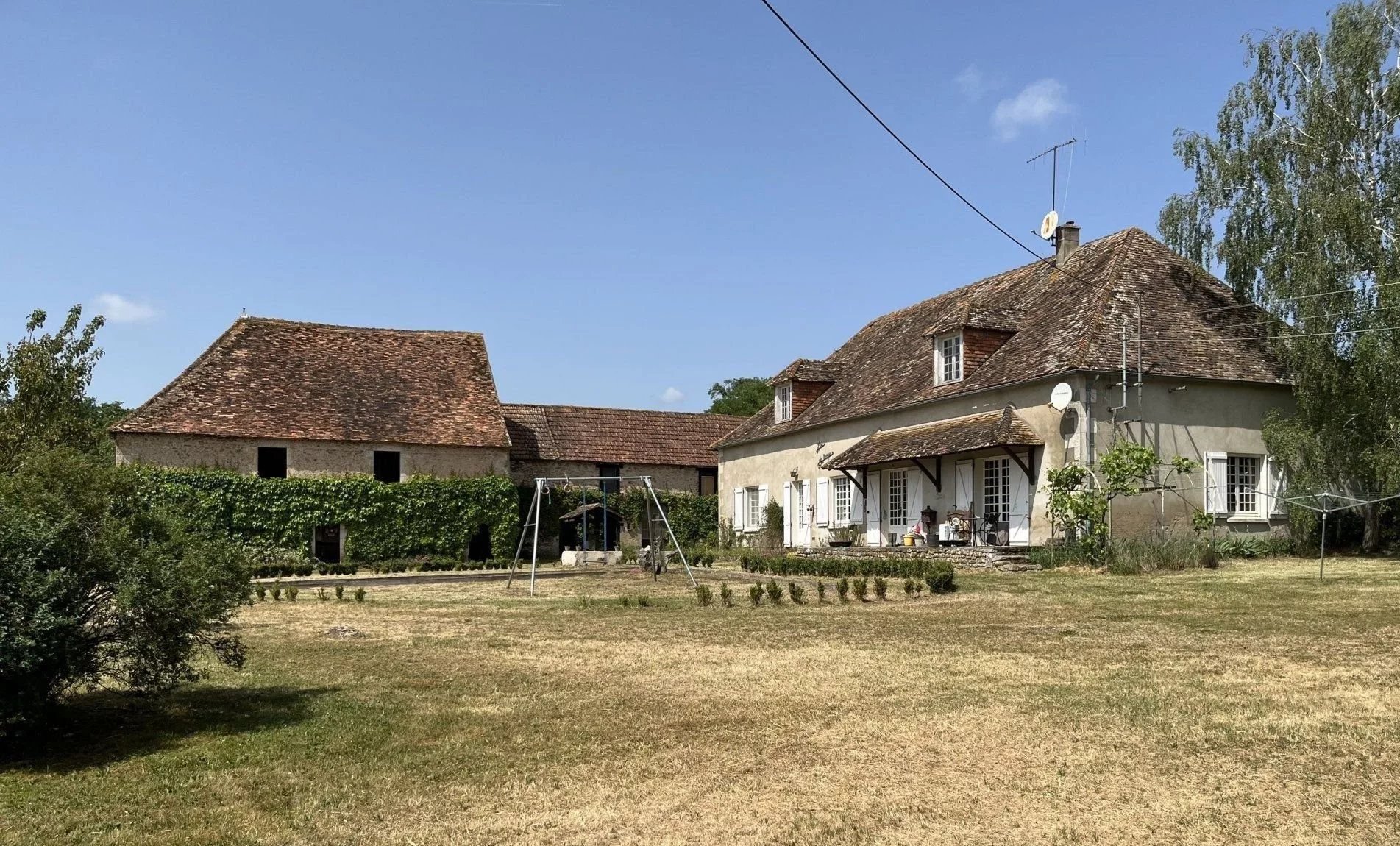 Beautiful old farmhouse with huge outbuildings and land