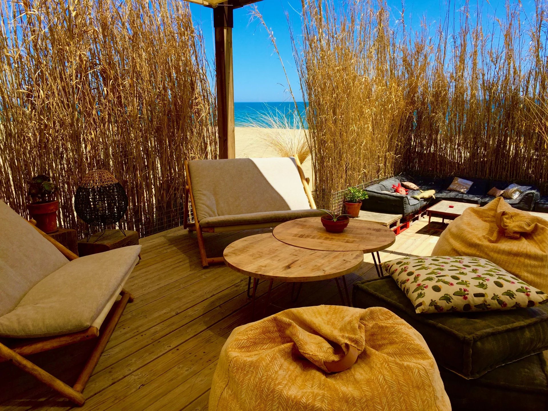Seasonal Restaurant and Beach lounge in a unique Mediterranean location.