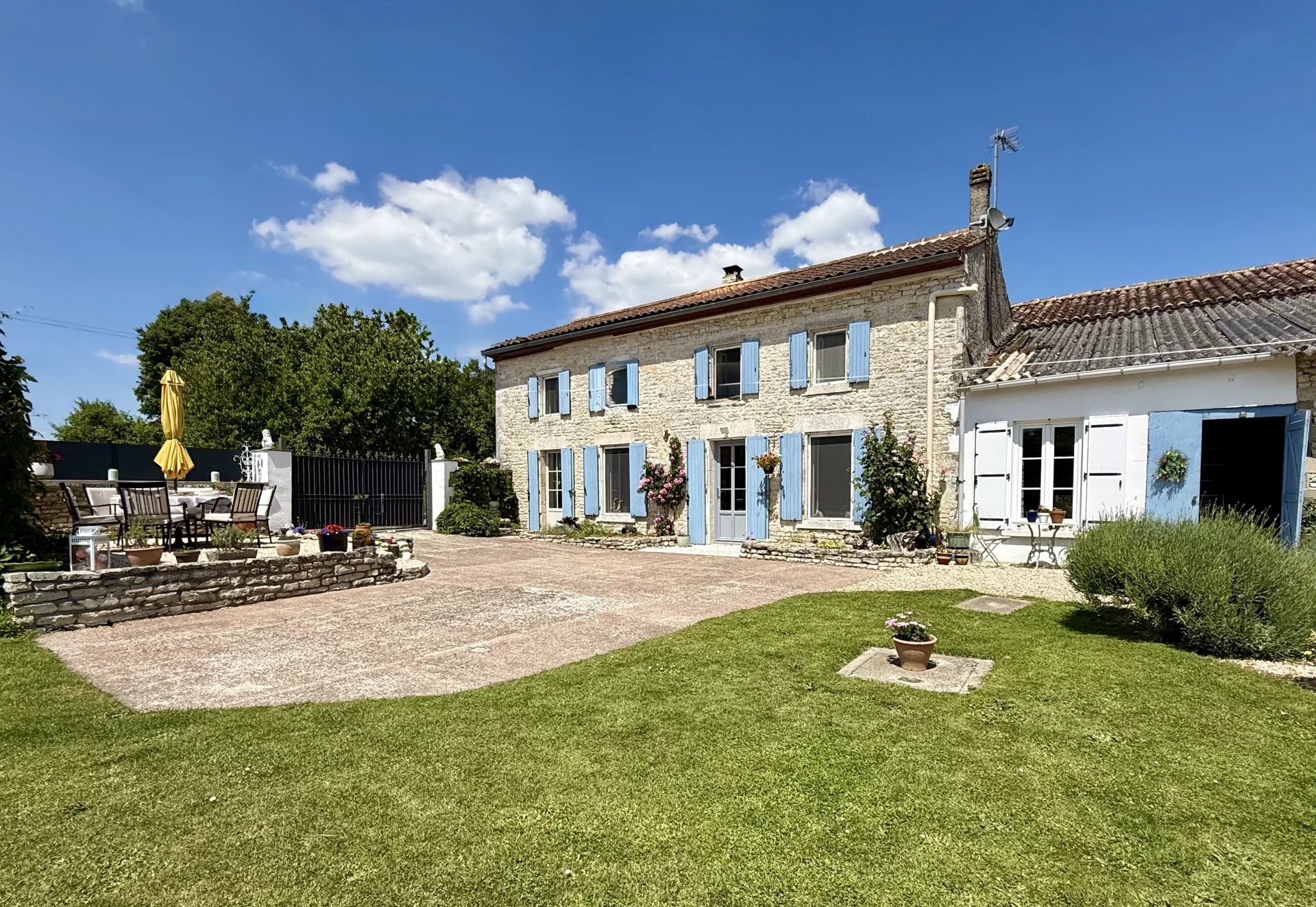 Character 3 Bedroom village property with superb gardens