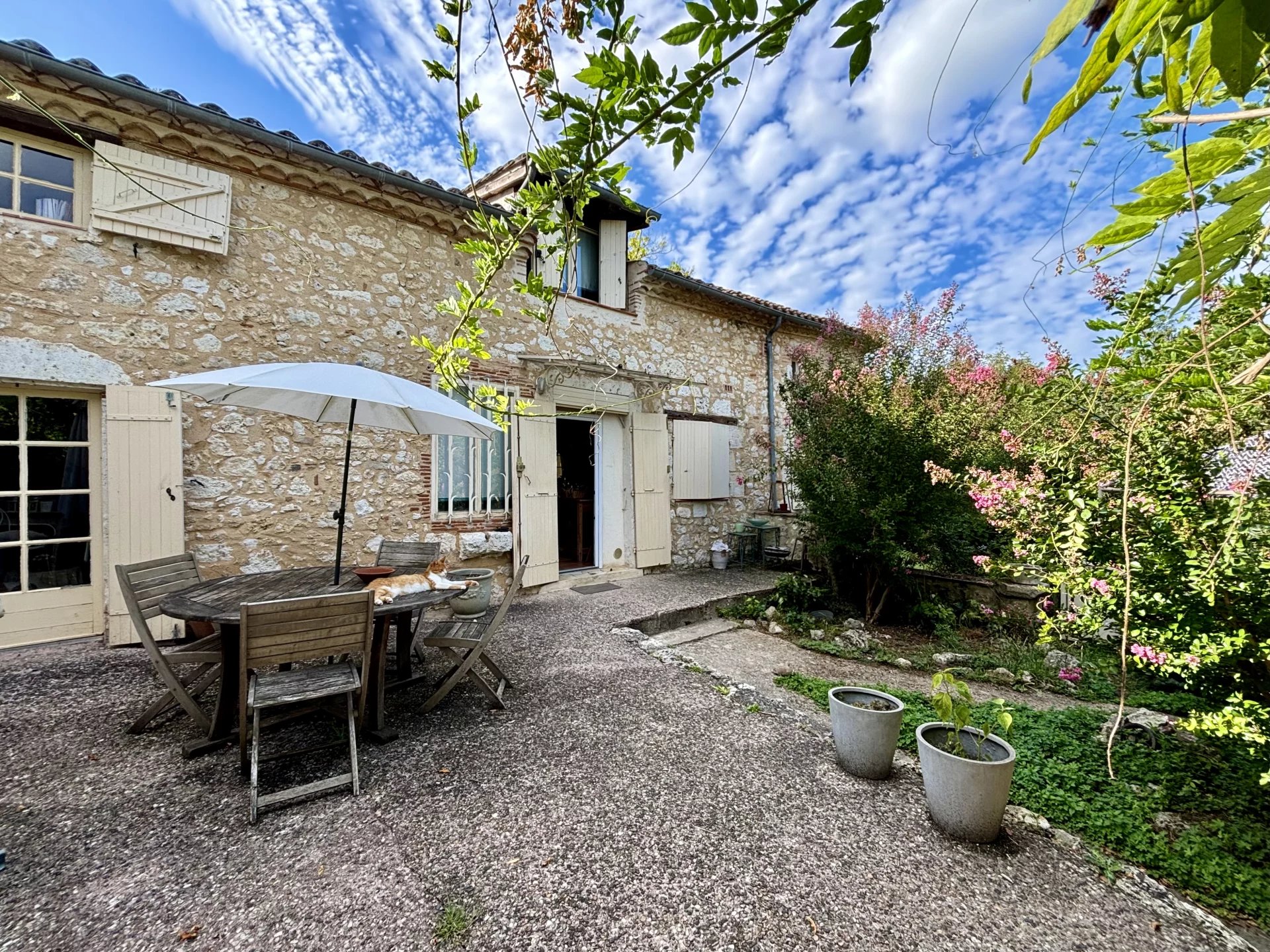 Stone house with swimming pool