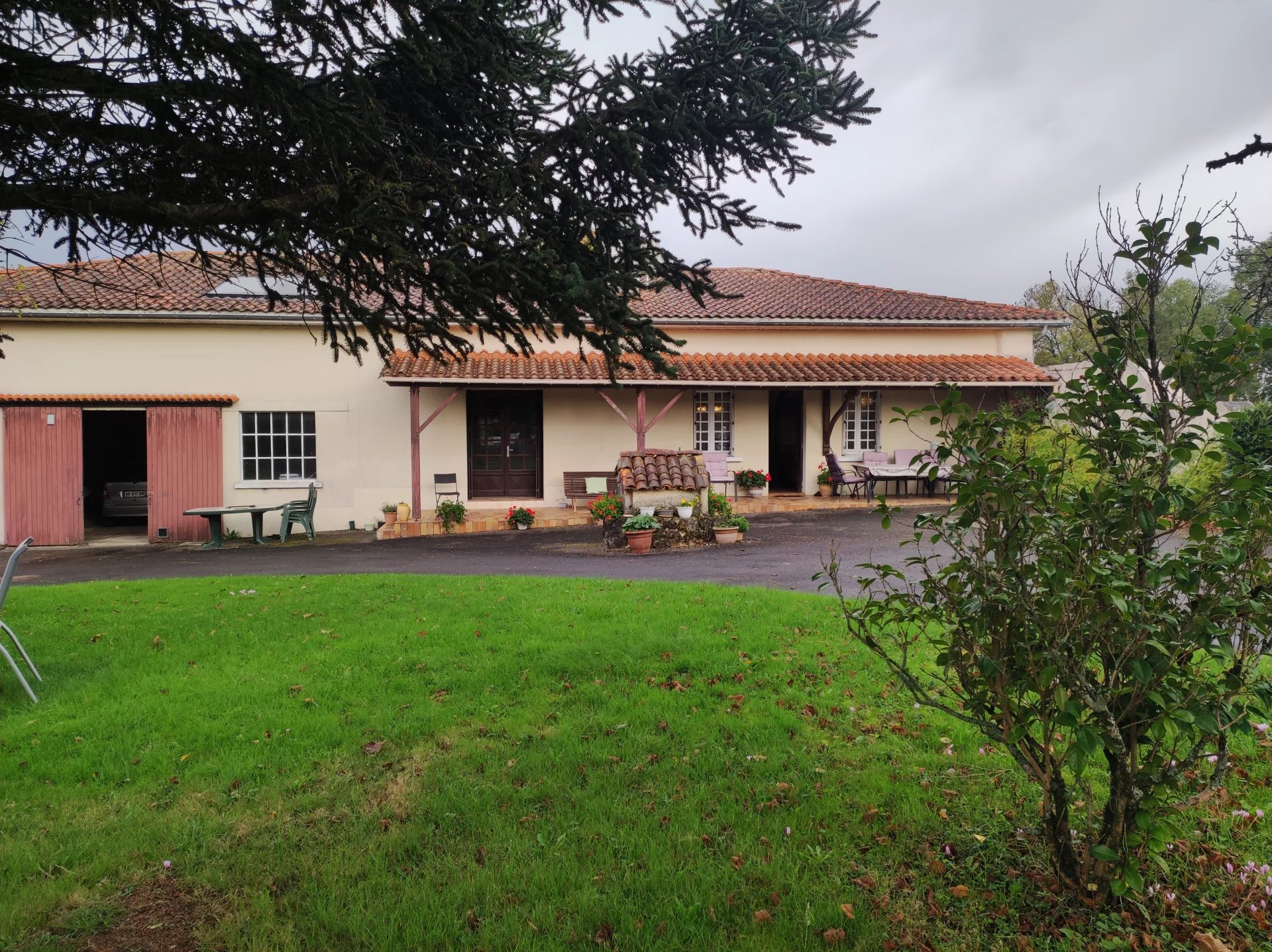 Bungalow with outbuildings