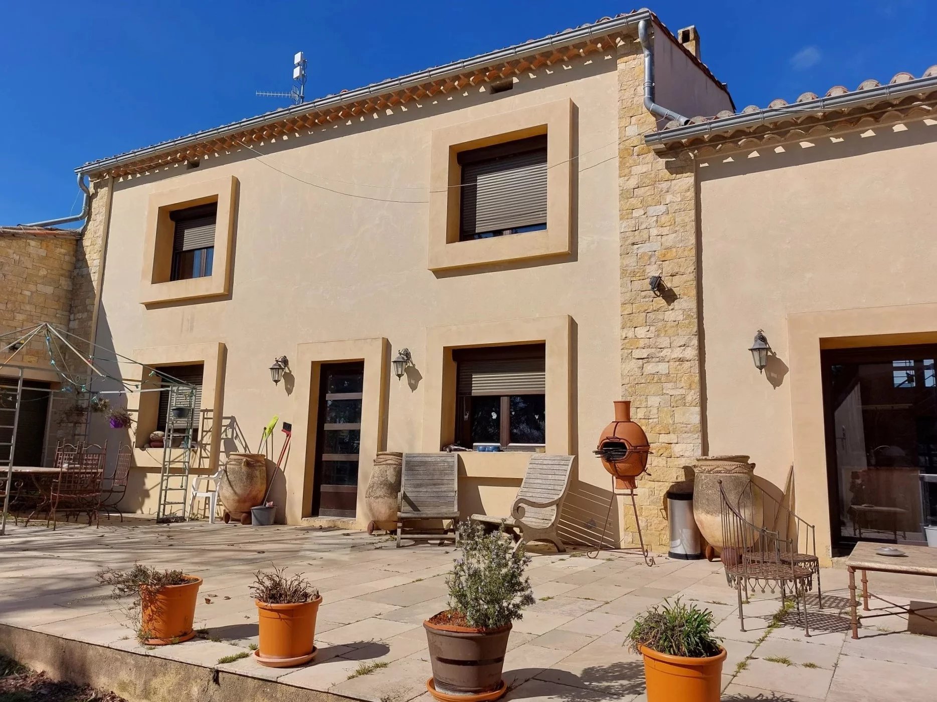 42 hectares, main house, gite, office and workshop, close to Carcassonne and Limoux