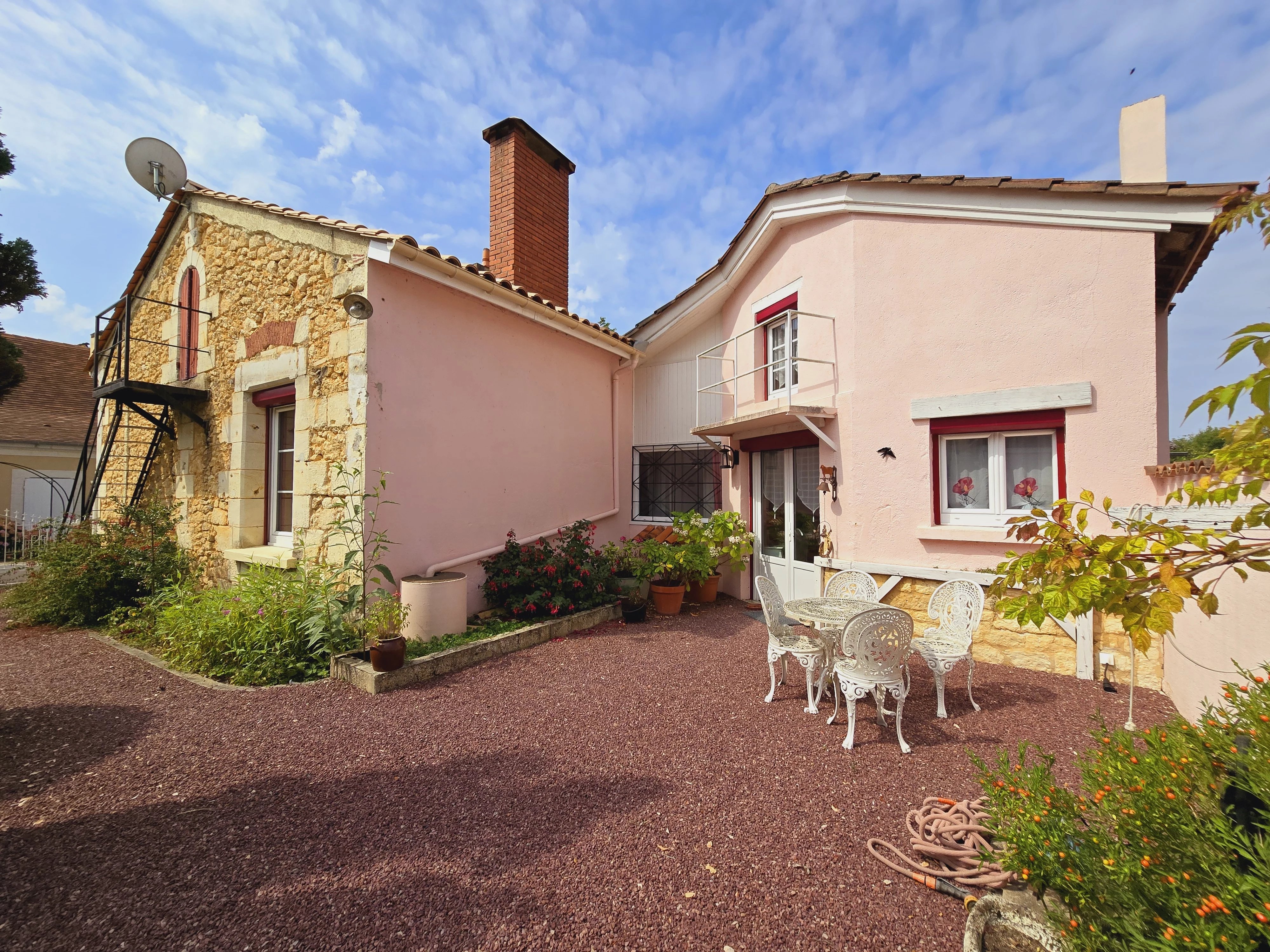 A charming stone village house