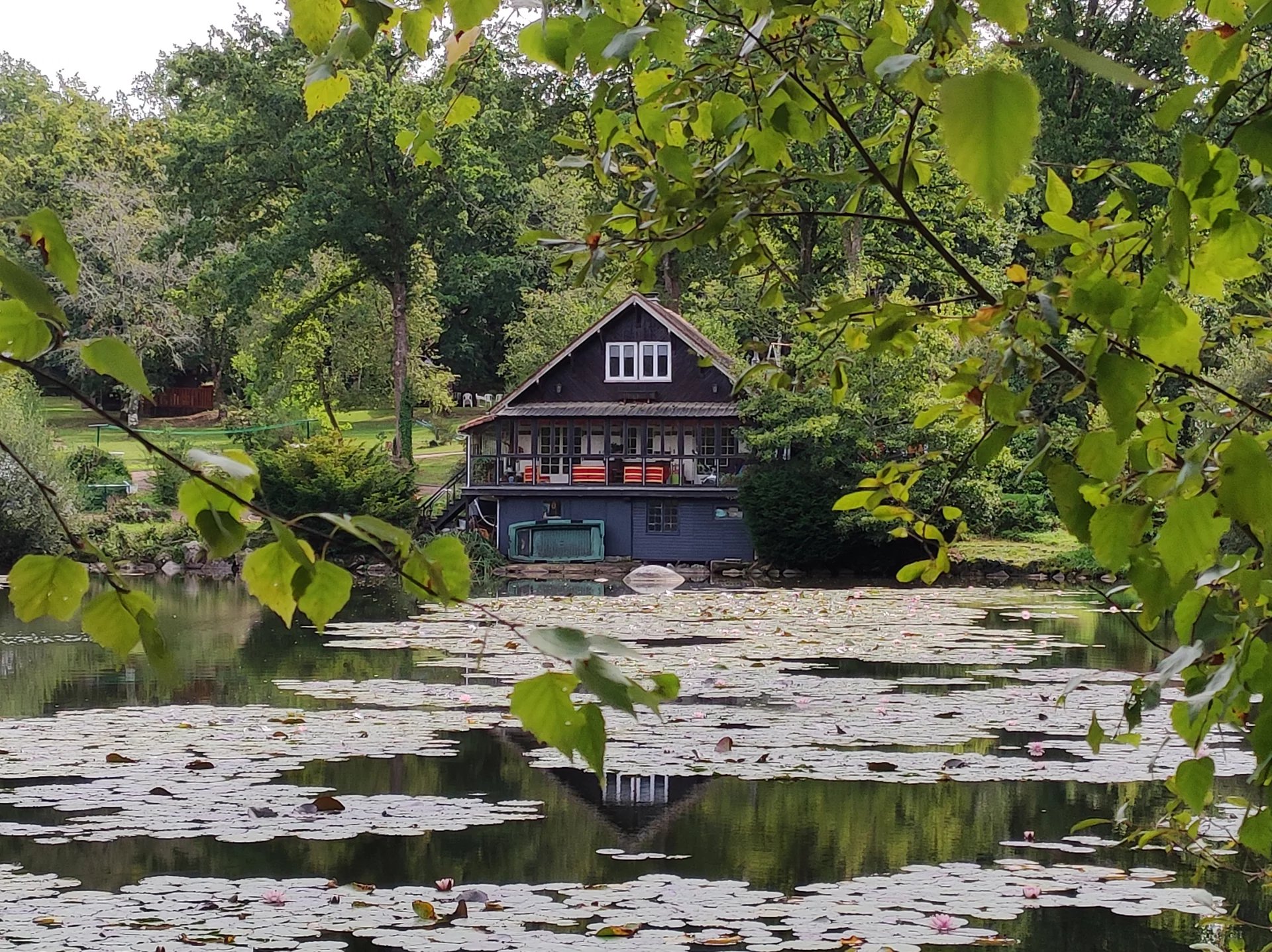 Complex of wooden cottages in a lovely natural setting