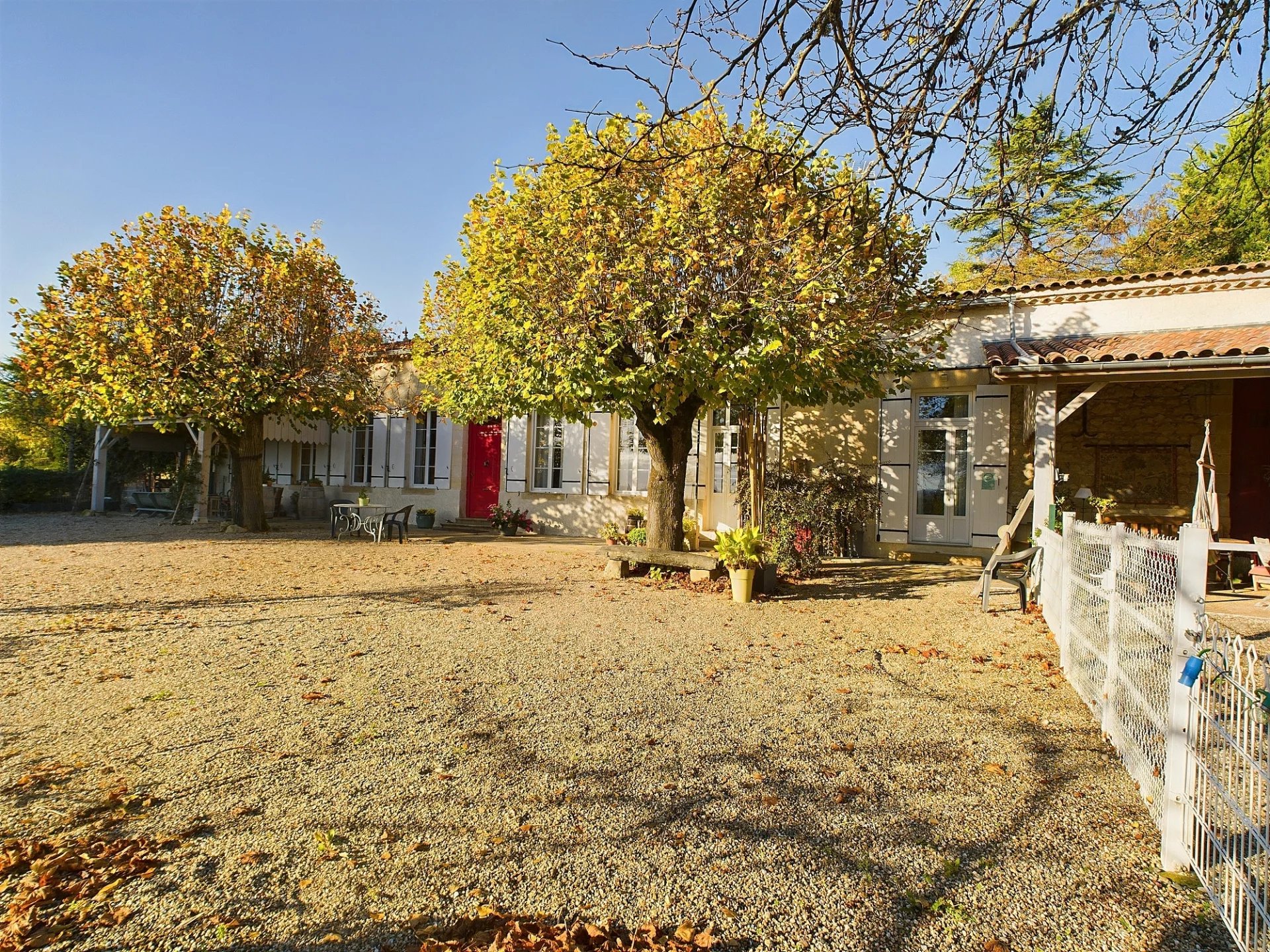 Historic Longere with gite, lavish gardens , stables and outbuilding with art studio
