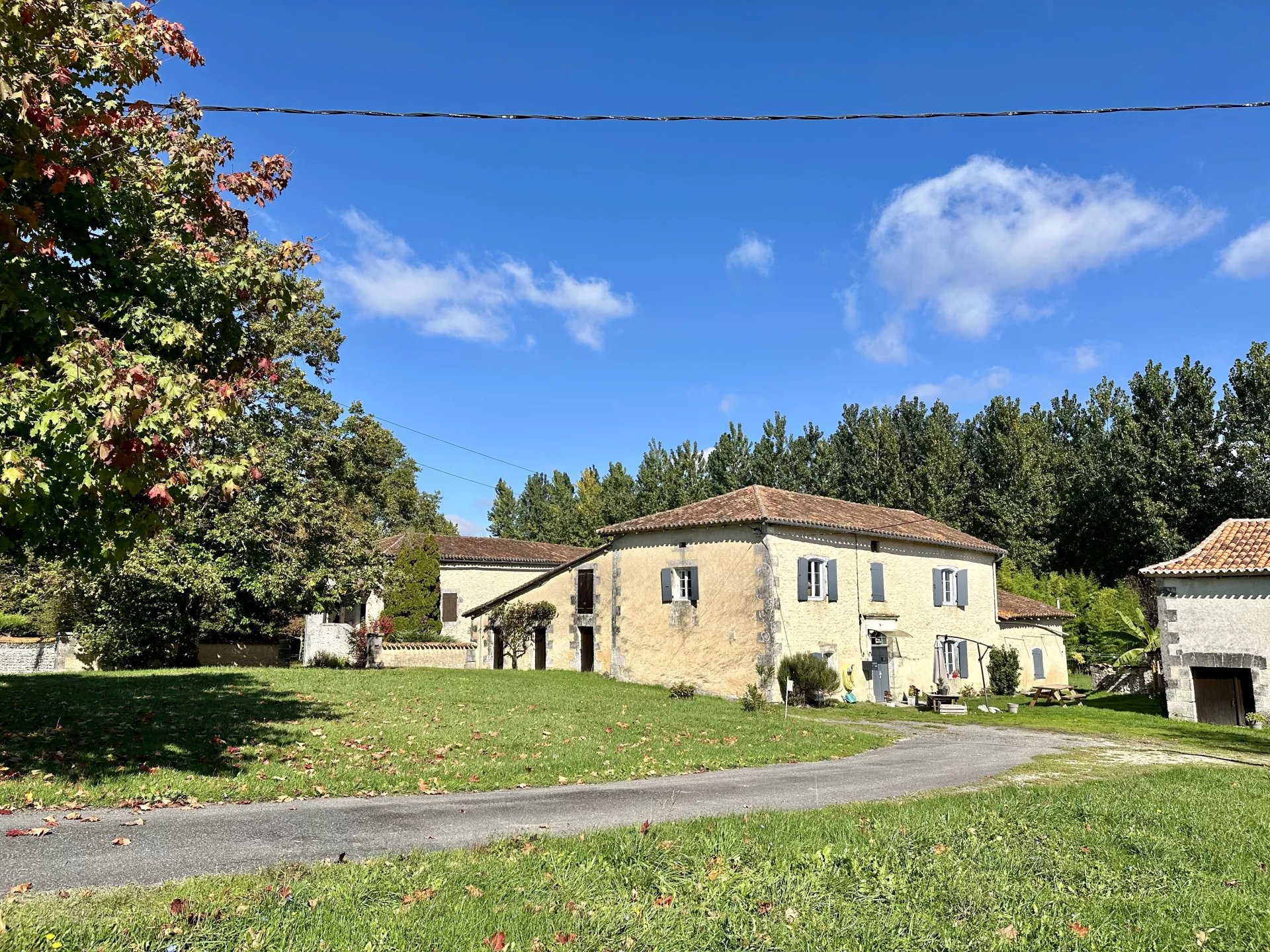 Beautiful stone property with independent cottage and outbuildings