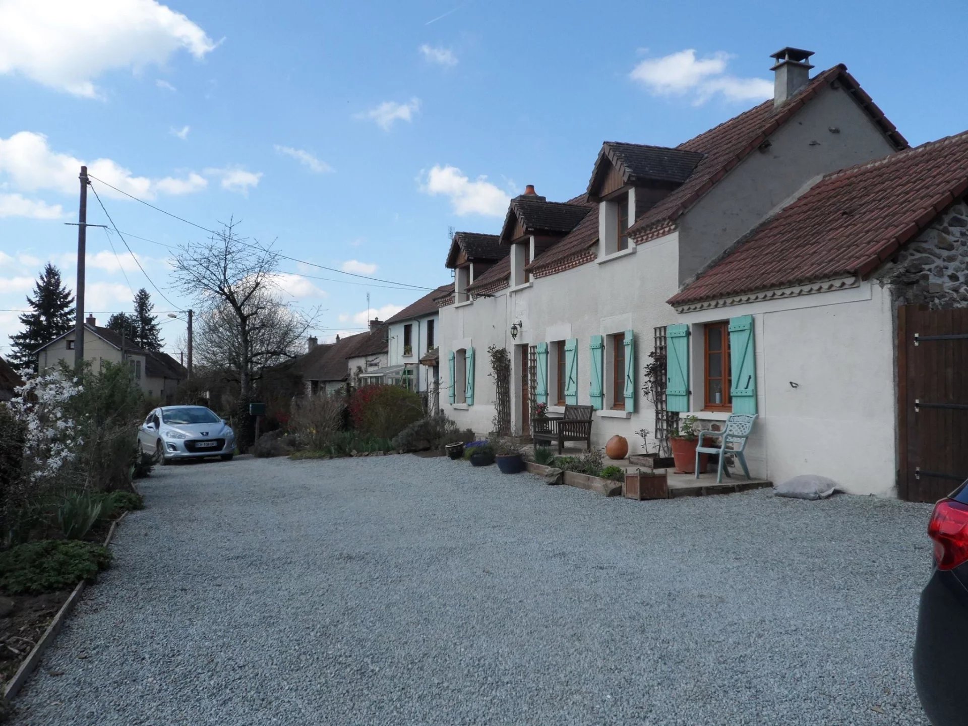 Maison à la campagne au calme avec un beau jardin