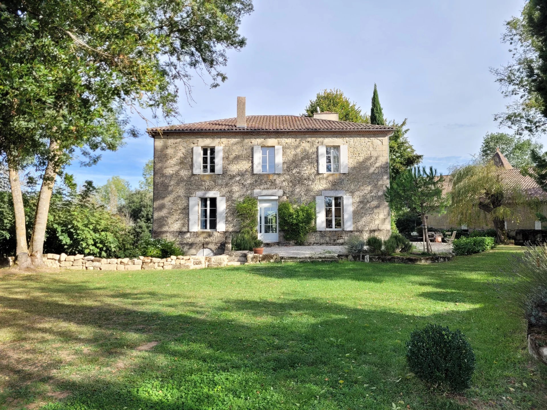 Charming stone house with barn and pool