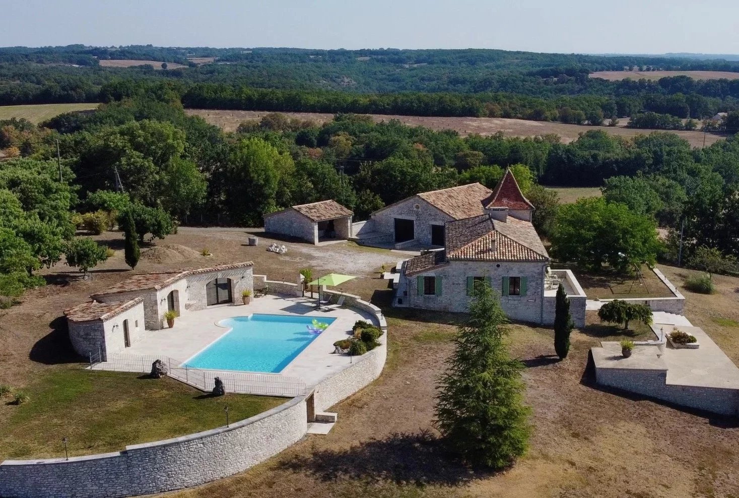 Vue panoramique pour cette propriété de caractère