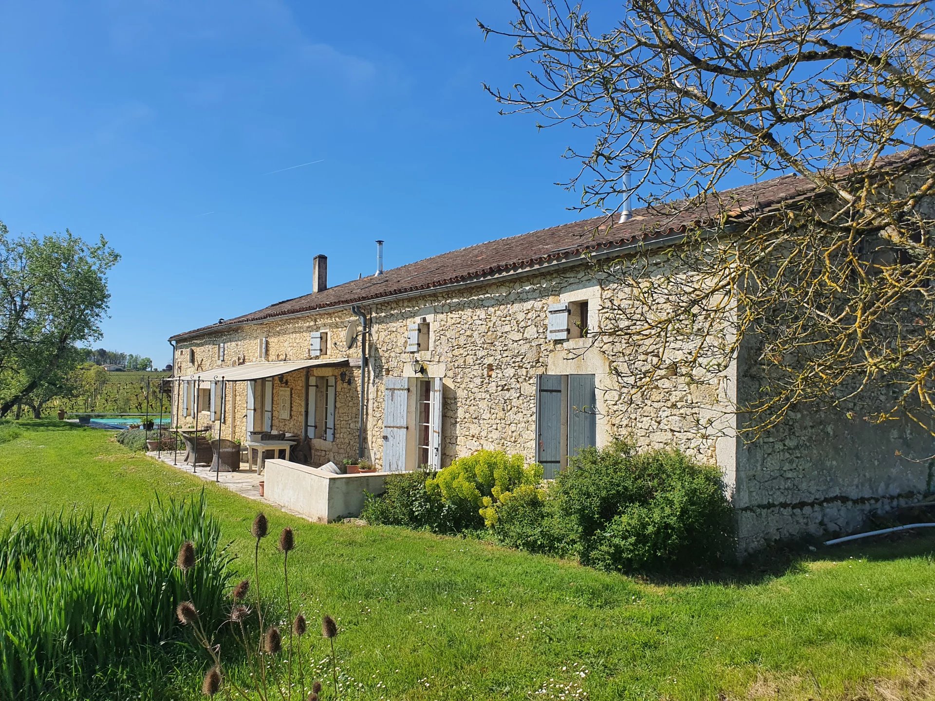 Charming country home with pool and views