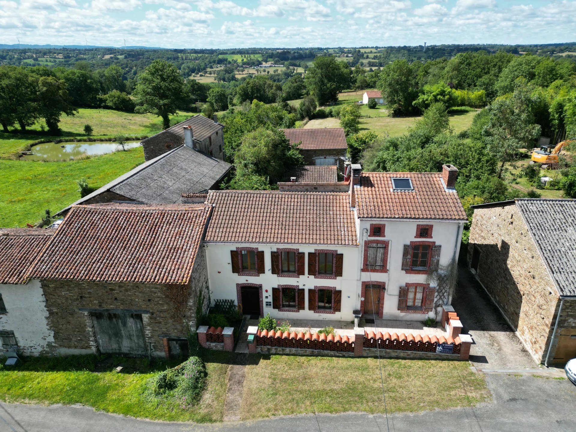 Two houses which could produce income or become one large family home