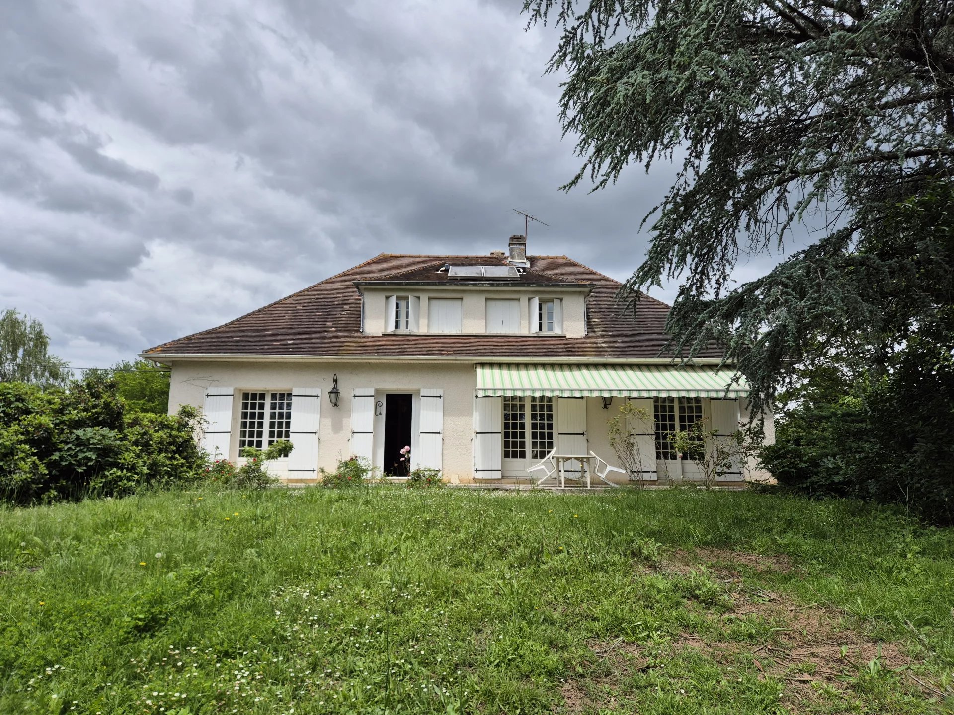 Large house with mature garden