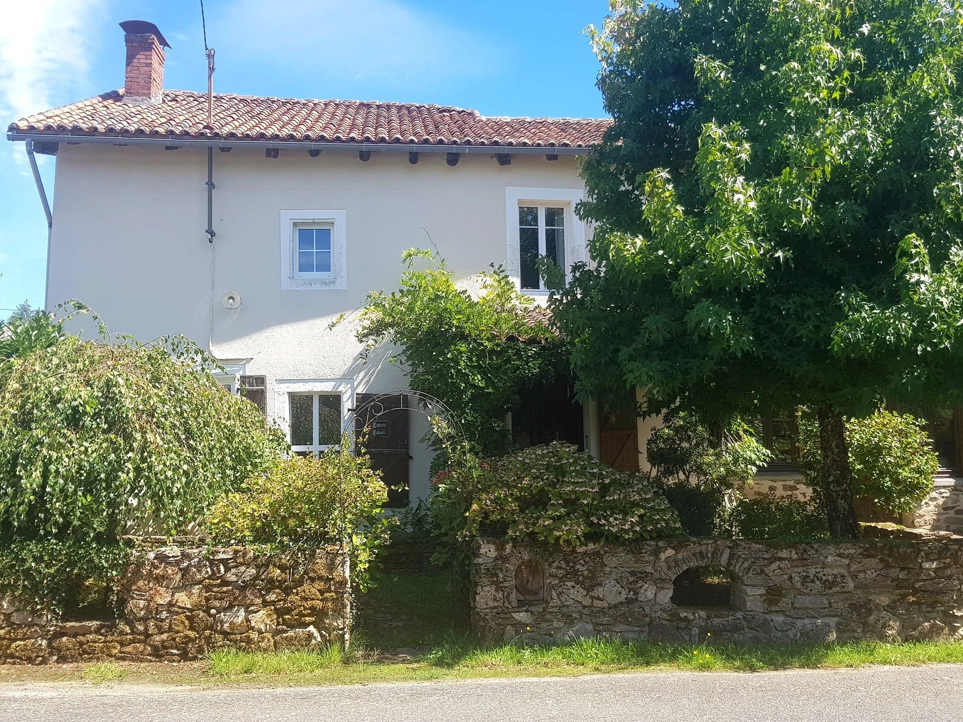 Stone property with outbuildings