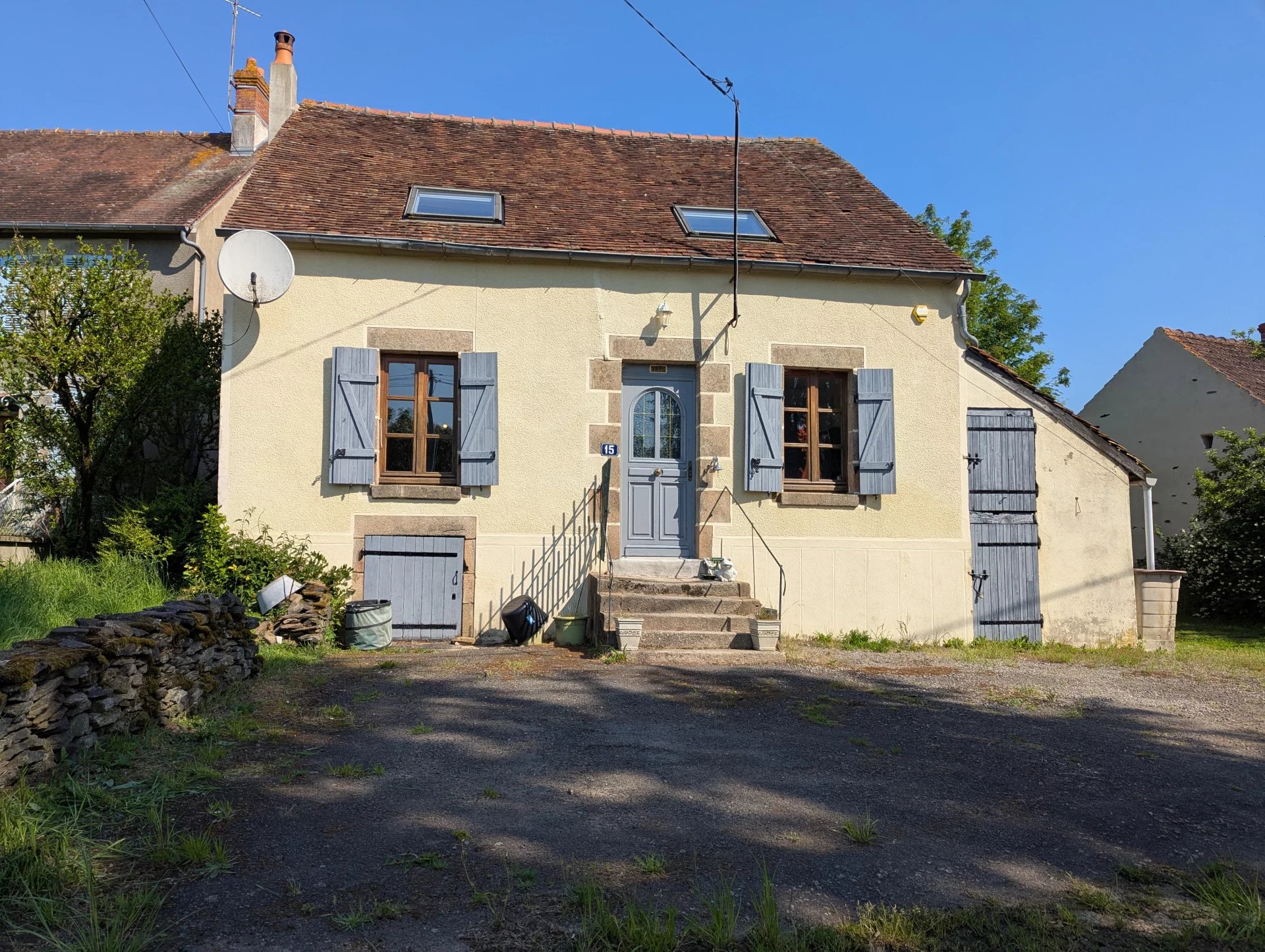Charmante maison de caractère de 3 chambres dans l'Indre