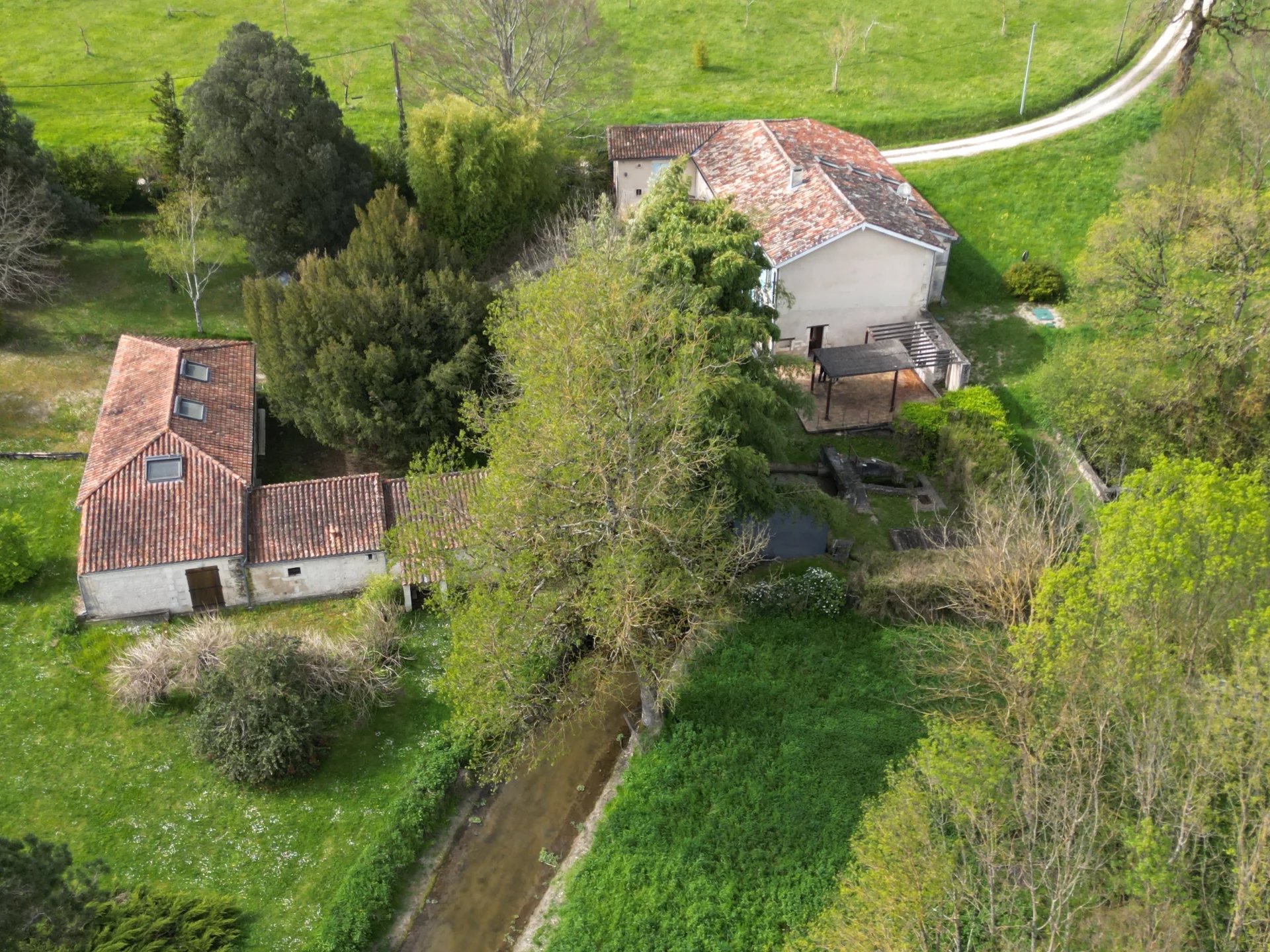 Stunning location for this renovated Mill plus Cottage