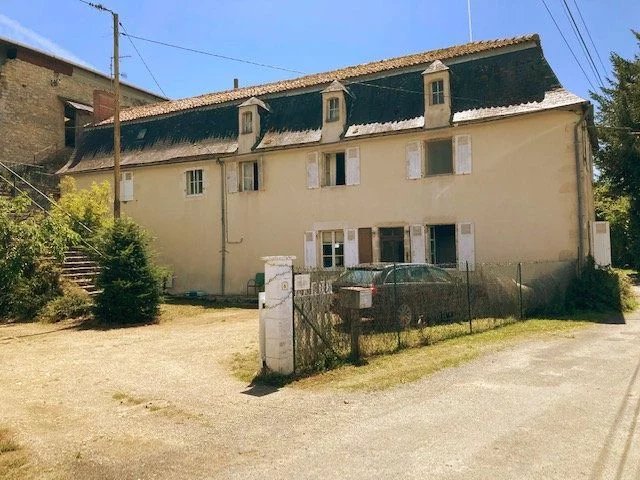 Detached mill house to renovate + 2 bed cottage; hangers & just under 3 acres of land